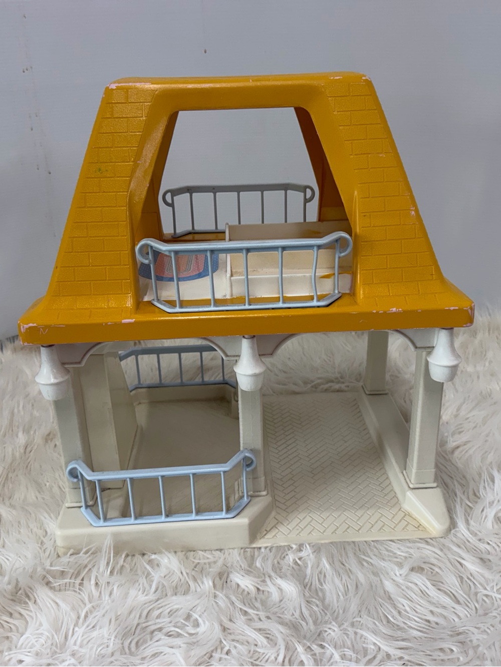 Vintage Little Tikes Grandmaโs House Roof Dollhouse Grandparentโs Cottage